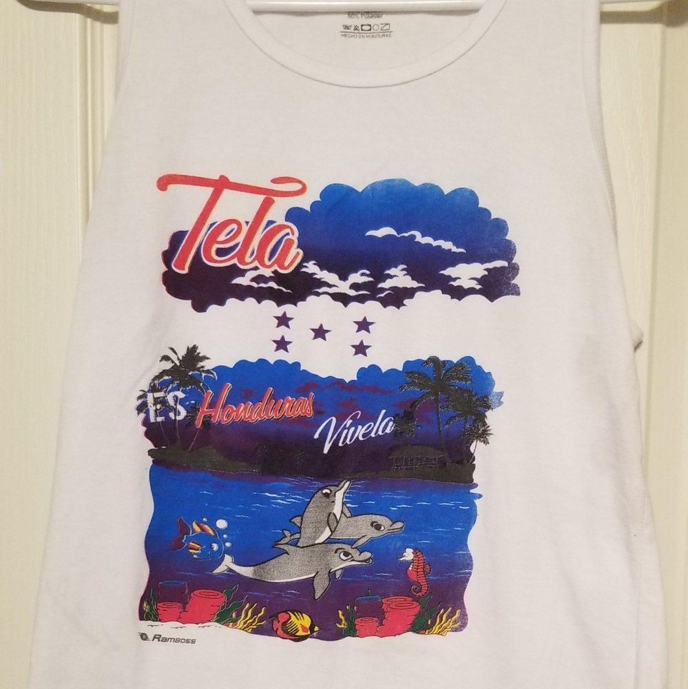 TELA Honduras White Tank Top